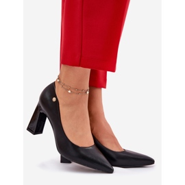 Eleganta pumpar på Vinceza 62221 Black Stand svart 1