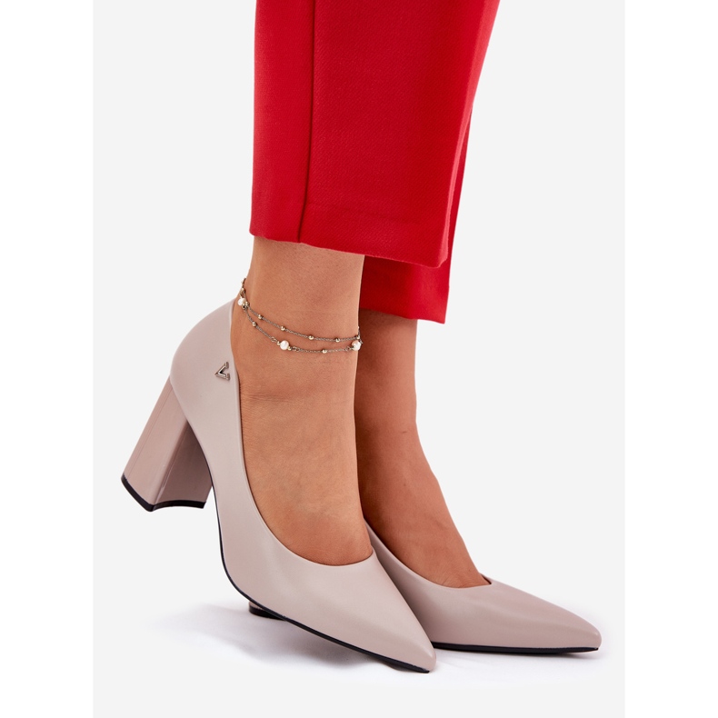 Eleganta pumpar på Vinceza 62220 Pillar Grey grå 1