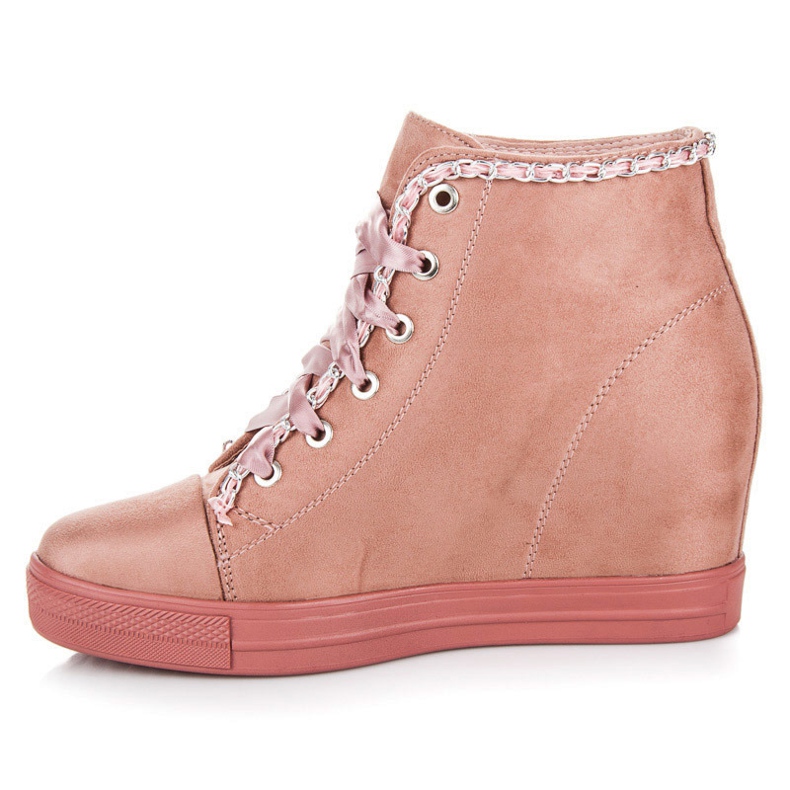 Seastar Sneakers Bundna Med Ett Band rosa 1