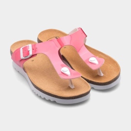 Kvinnors flip-flops scholl boa visum f31247-1209 rosa 2