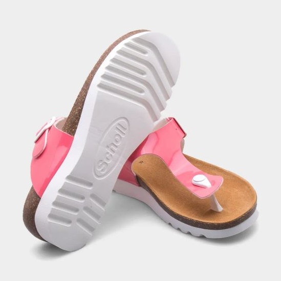 Kvinnors flip-flops scholl boa visum f31247-1209 rosa 3