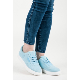 Sneakers På Plattformen blå 1