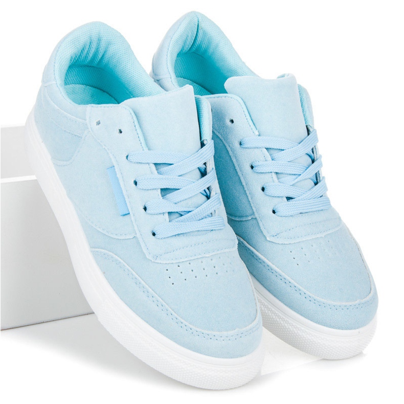 Sneakers På Plattformen blå 2