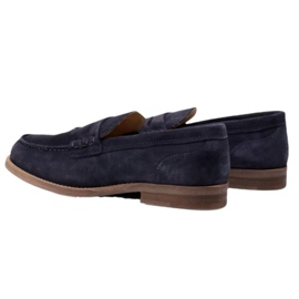 Tommy Hilfiger Suede Loafer M FM0FM02867 skor blå 8