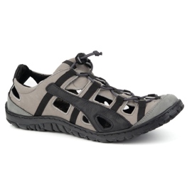 Olivier Herrläderskor, luftig cykel 262 kz grå 1