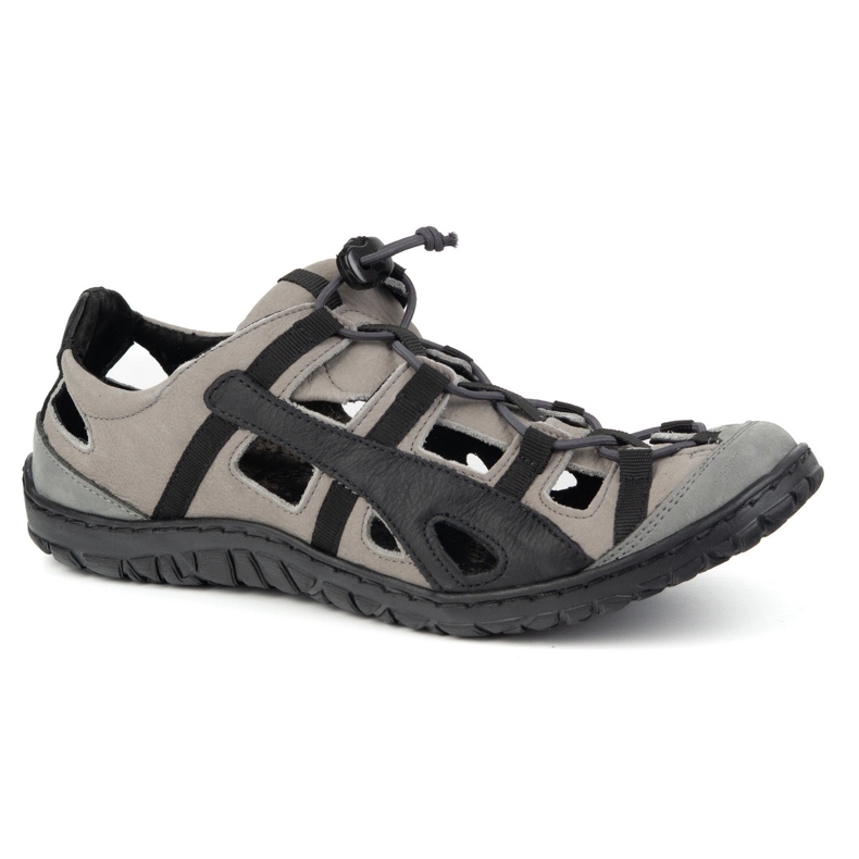 Olivier Herrläderskor, luftig cykel 262 kz grå 1