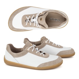 Olivier Barfota kvinnor minimalistiska sneakers 1769pol vit 1