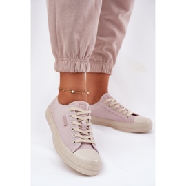 Kvinnors Big Star RR274732 ljusrosa sneakers 7