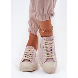 Kvinnors Big Star RR274732 ljusrosa sneakers 8