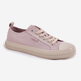 Kvinnors Big Star RR274732 ljusrosa sneakers 9