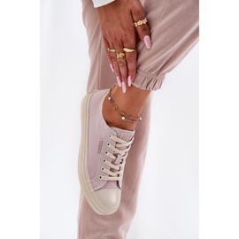 Kvinnors Big Star RR274732 ljusrosa sneakers 11