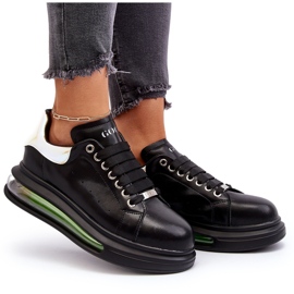 Sneakers Sports Women's Leather Goe NN2N4030 Black svart 6