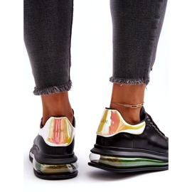 Sneakers Sports Women's Leather Goe NN2N4030 Black svart 1