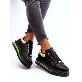Sneakers Sports Women's Leather Goe NN2N4030 Black svart 2