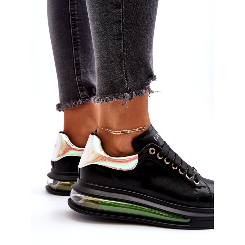 Sneakers Sports Women's Leather Goe NN2N4030 Black svart 5