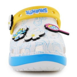 Crocs Smurfs Platform Flaps Clog 210822-90H vit 2