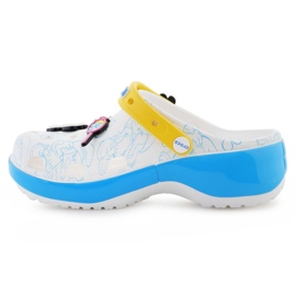 Crocs Smurfs Platform Flaps Clog 210822-90H vit 4