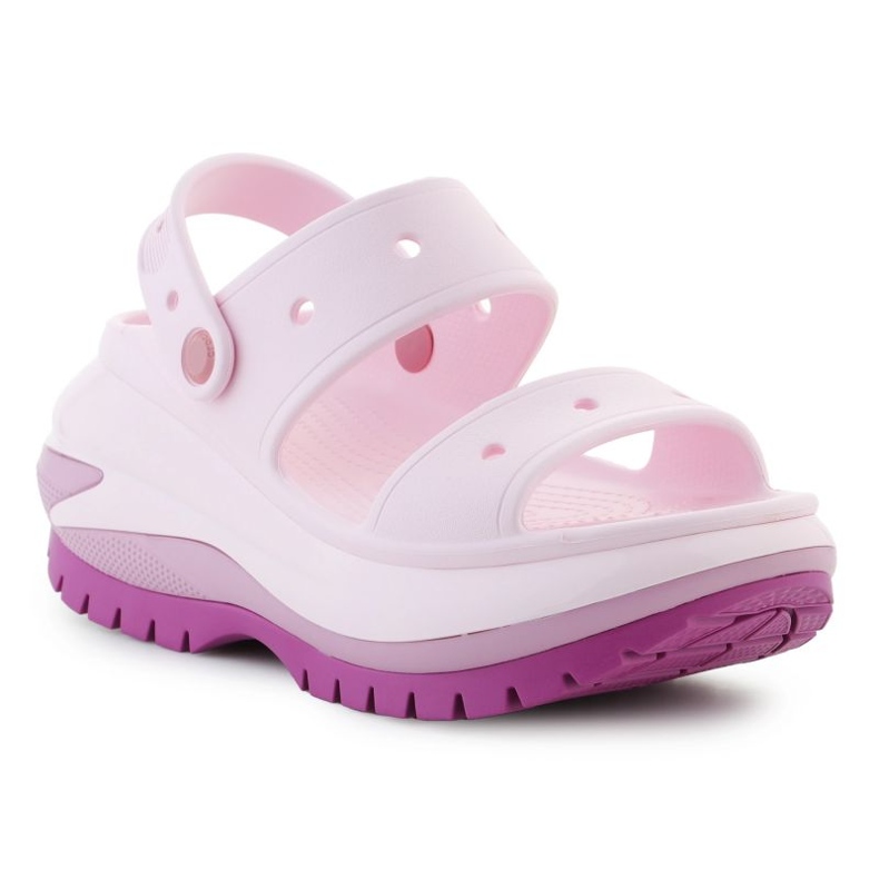 Sandaler Crocs Classic Mega Crush Clog 207989-5BX rosa 1