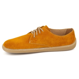 Olivier Kvinnors barfota minimalistiska sneakers 1288pol gul 4