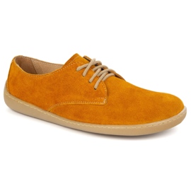 Olivier Kvinnors barfota minimalistiska sneakers 1288pol gul 5