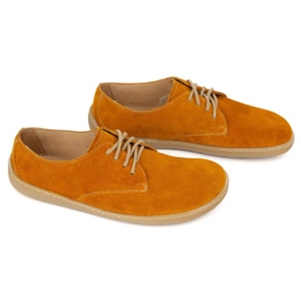 Olivier Kvinnors barfota minimalistiska sneakers 1288pol gul 6