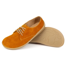 Olivier Kvinnors barfota minimalistiska sneakers 1288pol gul 7