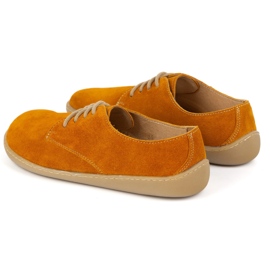 Olivier Kvinnors barfota minimalistiska sneakers 1288pol gul 8