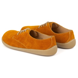 Olivier Kvinnors barfota minimalistiska sneakers 1288pol gul 10