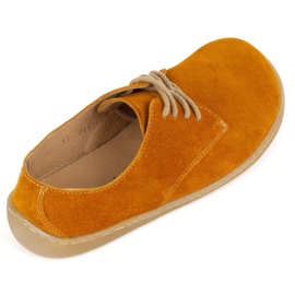 Olivier Kvinnors barfota minimalistiska sneakers 1288pol gul 11