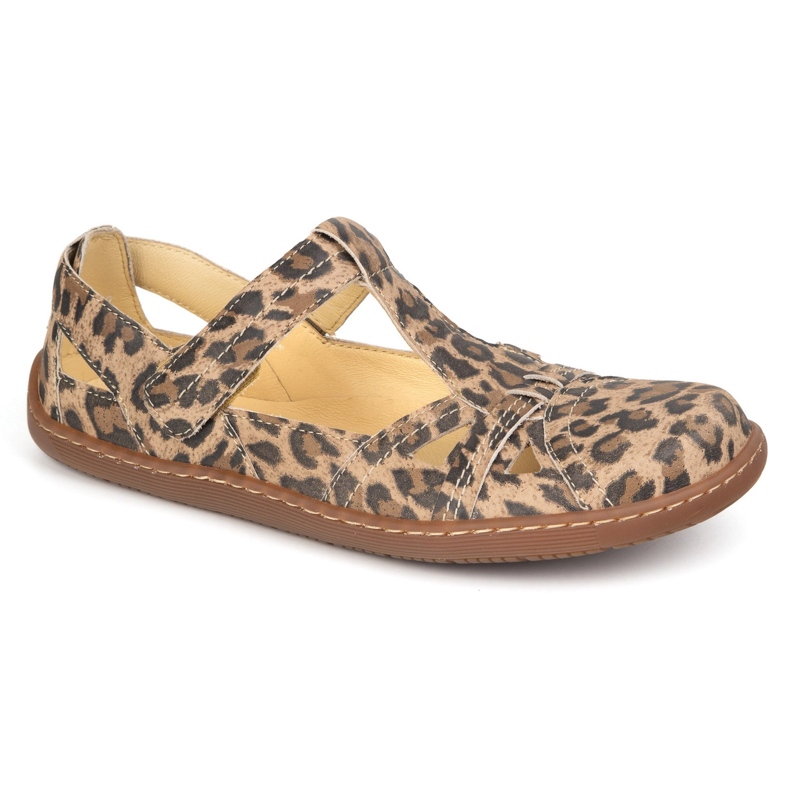 Barefoot Shoes Ultra -Light Olivier 1285 Leopard Leopard Print beige 1