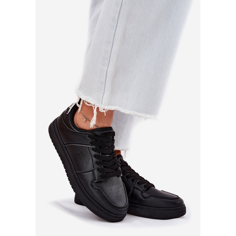 Kvinnors sneakers Big Star RR274A242 Hi-Poly System Black svart 1