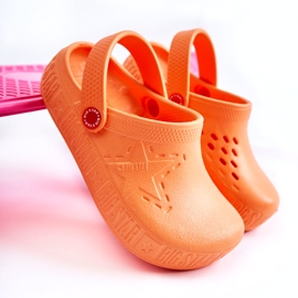 Barns ljusflip flops Big Star II375008 Orange 3