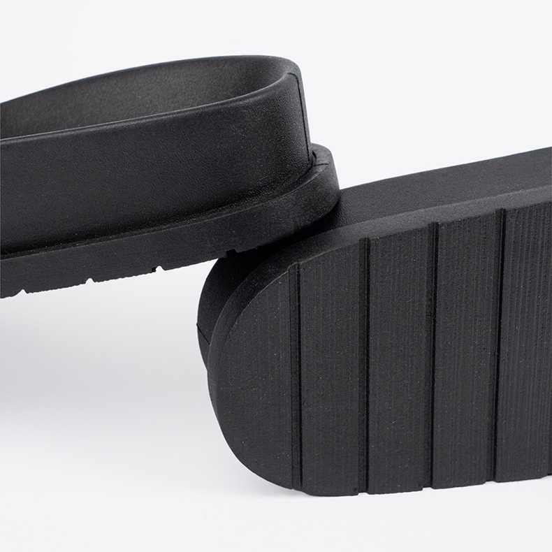 Seastar Svarta och bruna flip-flops med dekoration 1