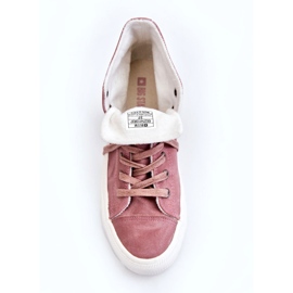 Women's Big Star Sneakers High Isolated Pink EE274113 rosa 2