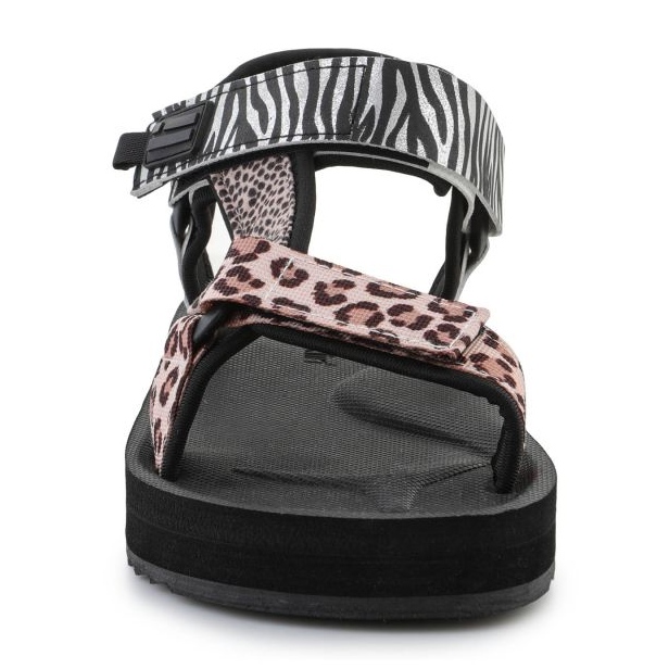 Sandaler D.Franklin Forest High Strips Animal Print DFSH404002-ABLA svart 1