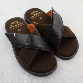 Herrläder flip-flops Brown Bugatti 321-Art80-1014 brun 2