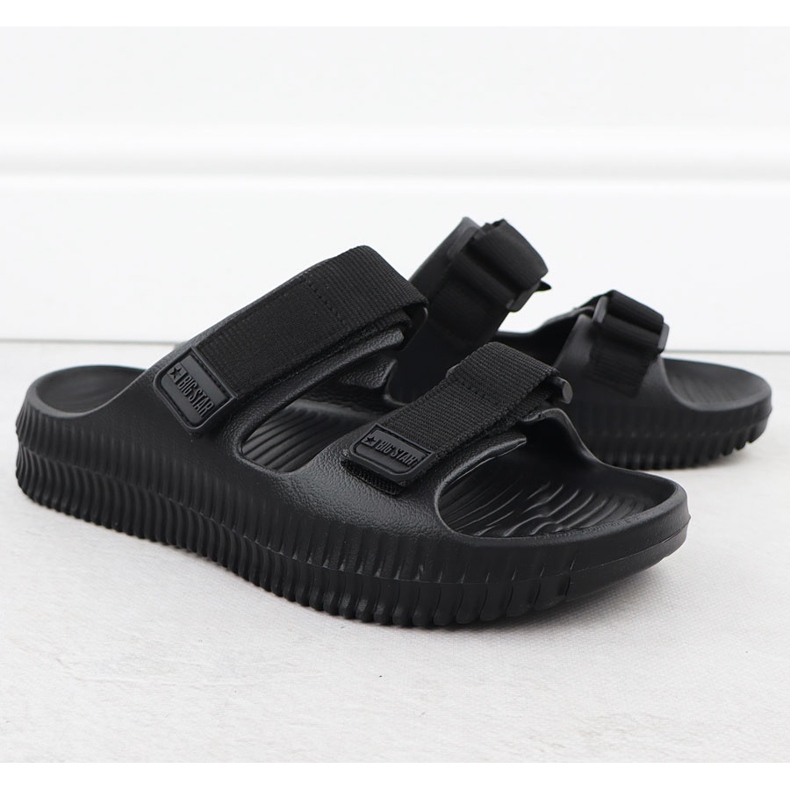 Black Foam Flip Flops Big Star RR174A026 svart 1