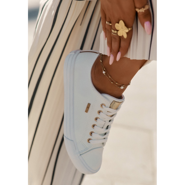 Kvinnors sneakers med Eco Leather Big Star RR274748 White vit 2