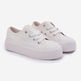 Big Star RR374009 Białe Lace -up Sneakers vit 1
