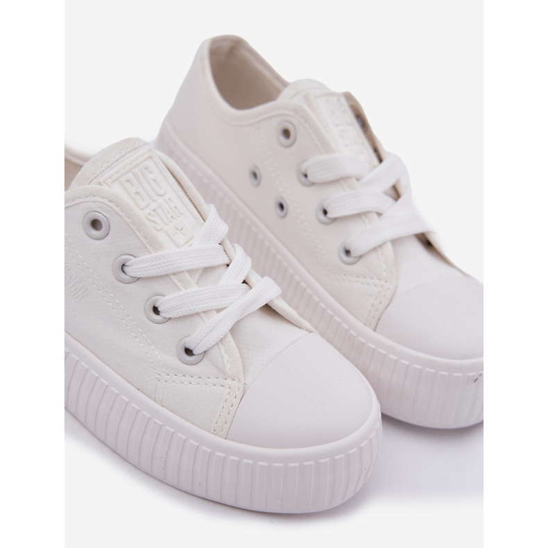 Big Star RR374009 Białe Lace -up Sneakers vit 2