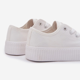 Big Star RR374009 Białe Lace -up Sneakers vit 3