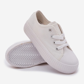 Big Star RR374009 Białe Lace -up Sneakers vit 6