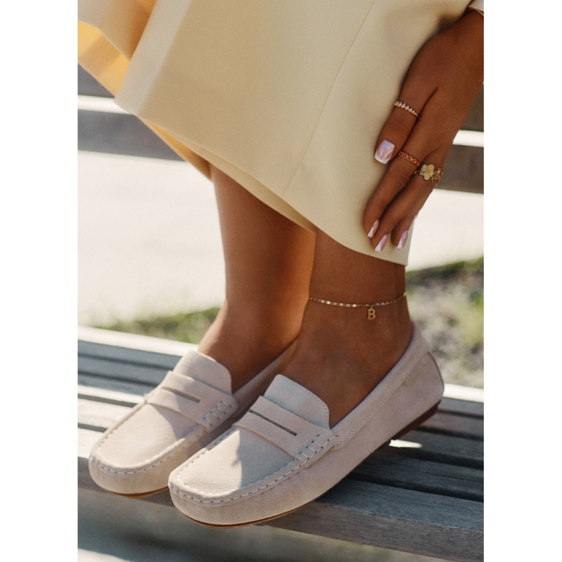 Kvinnors mocka loafers Big Star RR274947 Beige 2