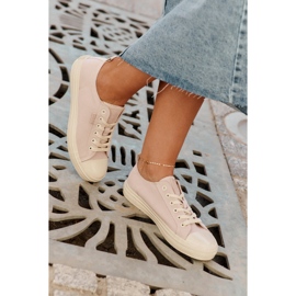 Kvinnors Big Star RR274732 ljusrosa sneakers 5