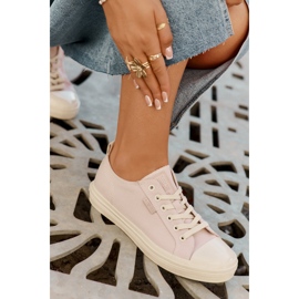 Kvinnors Big Star RR274732 ljusrosa sneakers 6