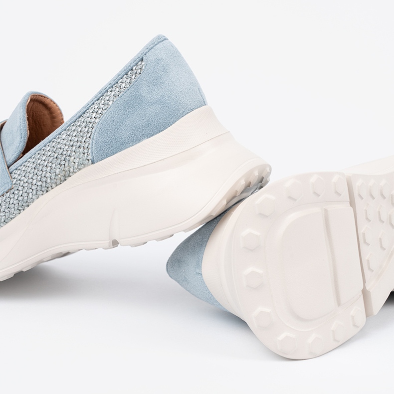 Seastar Blå skor på en tjock sula 1