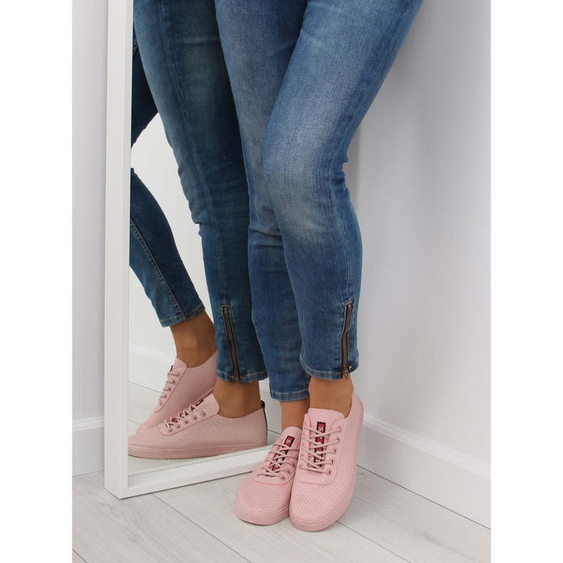 Mjukt rosa sneakers för kvinnor NB190P Rosa 2