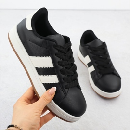 Kvinnors sportskor Black News 8233 svart 1