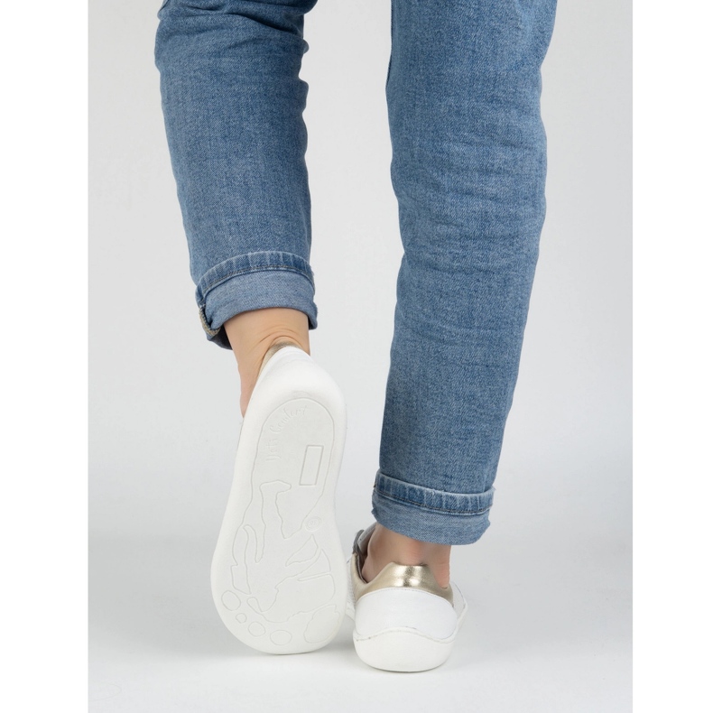 Olivier Barfota kvinnors minimalistskor sneakers 1769pol med vitt nät 2