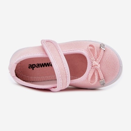 Barnballerinor med en rosa båge 3